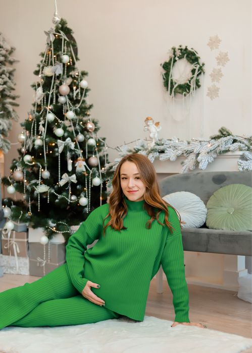 Теплий костюм оверсайз