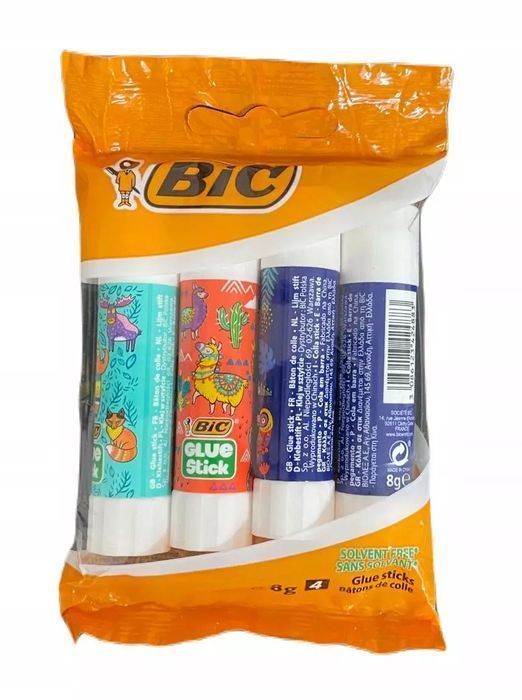 Kleje w sztyfcie BIC 4 sztuki. BIC