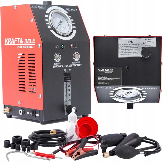 GENERATOR DYMU DO SPRAWDZENIA Szczelności  Układów 12V 9l/min 30ml