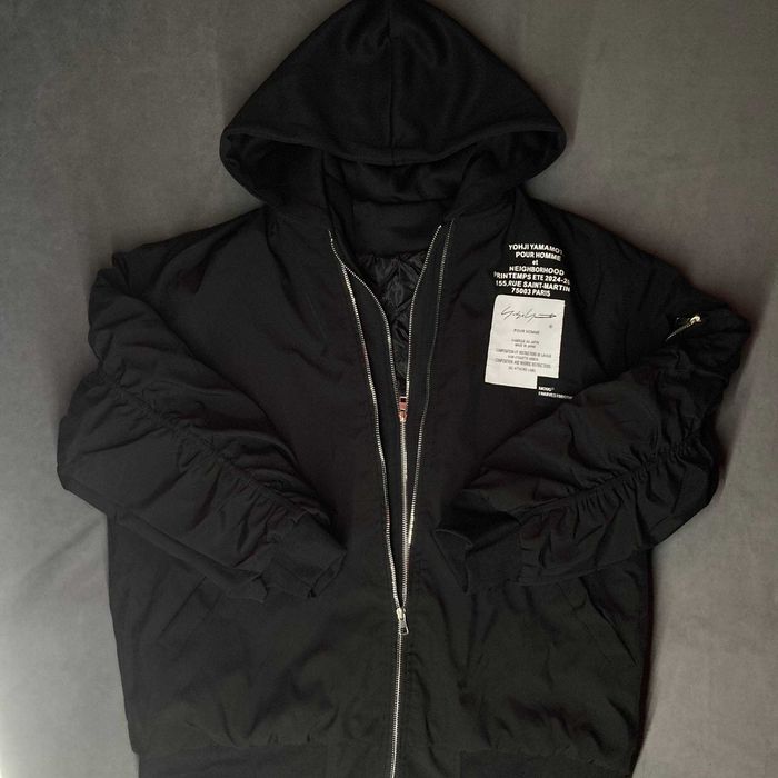 Бомбер Y3 Yohji Yamamoto NEIGBORHOOD double zip (БЕЗ БИРОК)