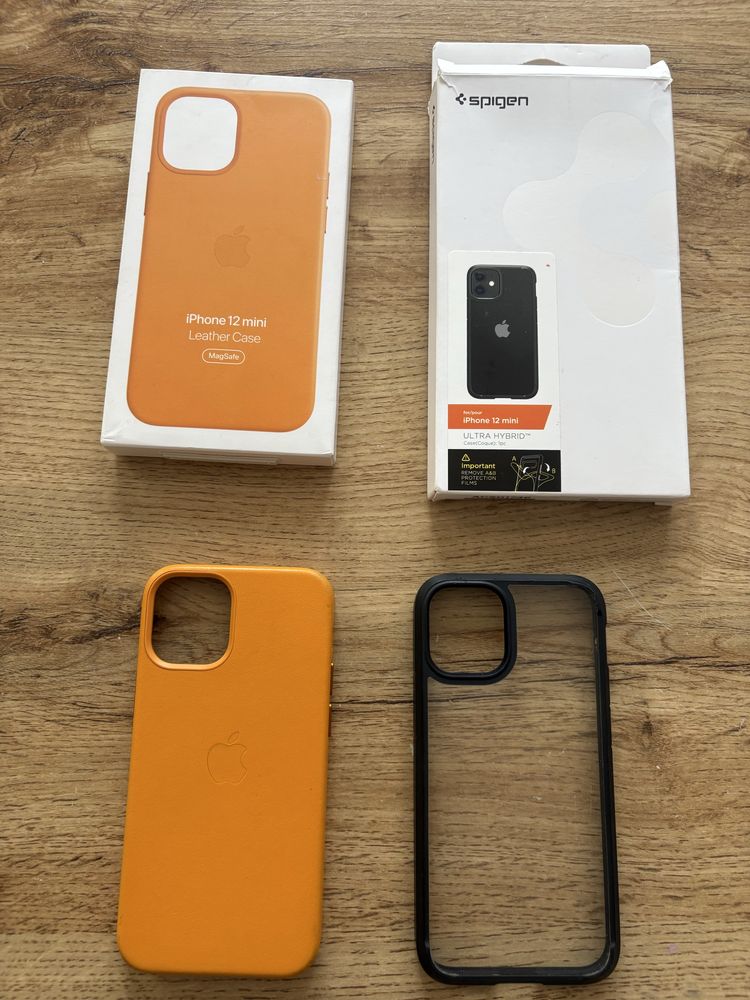 iPhone 12 Mini Case spigen ultra oraz leather orginal