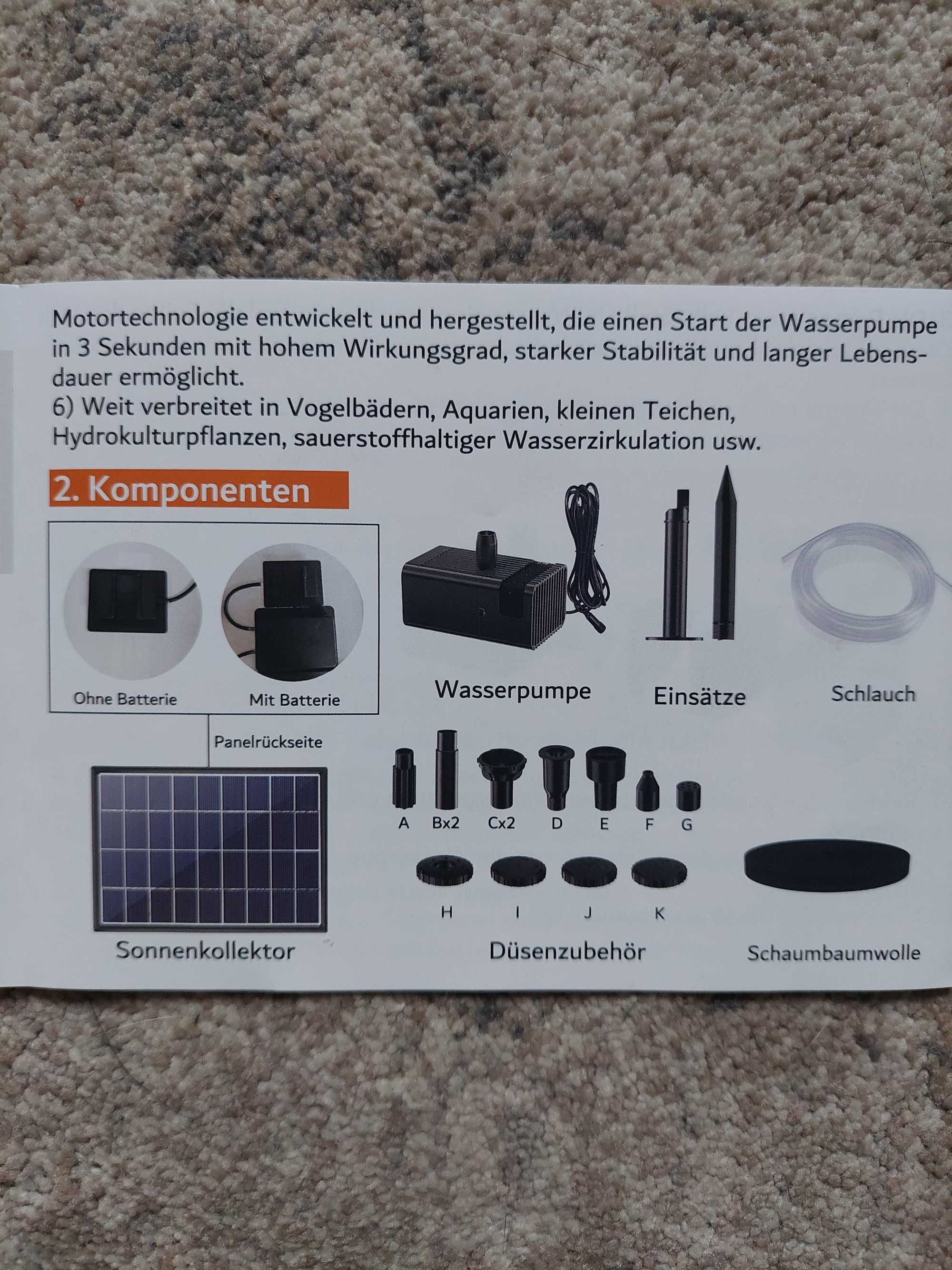 Biling Solarna Pompa Tlenowa Do Stawu Napowietrzacz 8W