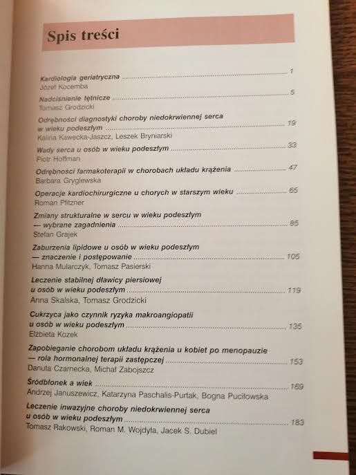 Kardiologia u osób w wieku podeszłym - Pod red.Tomasza Grodzickiego