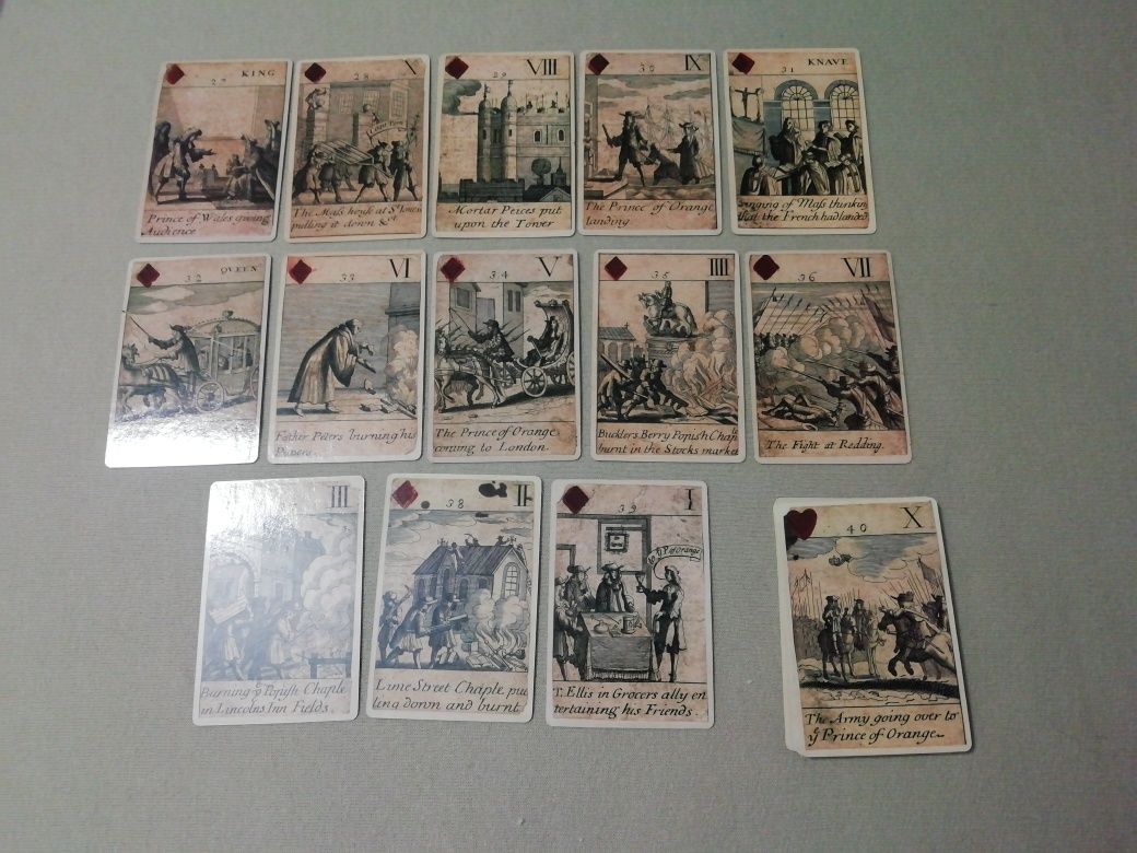 Jogo cartas Revolução ilhas britânicas