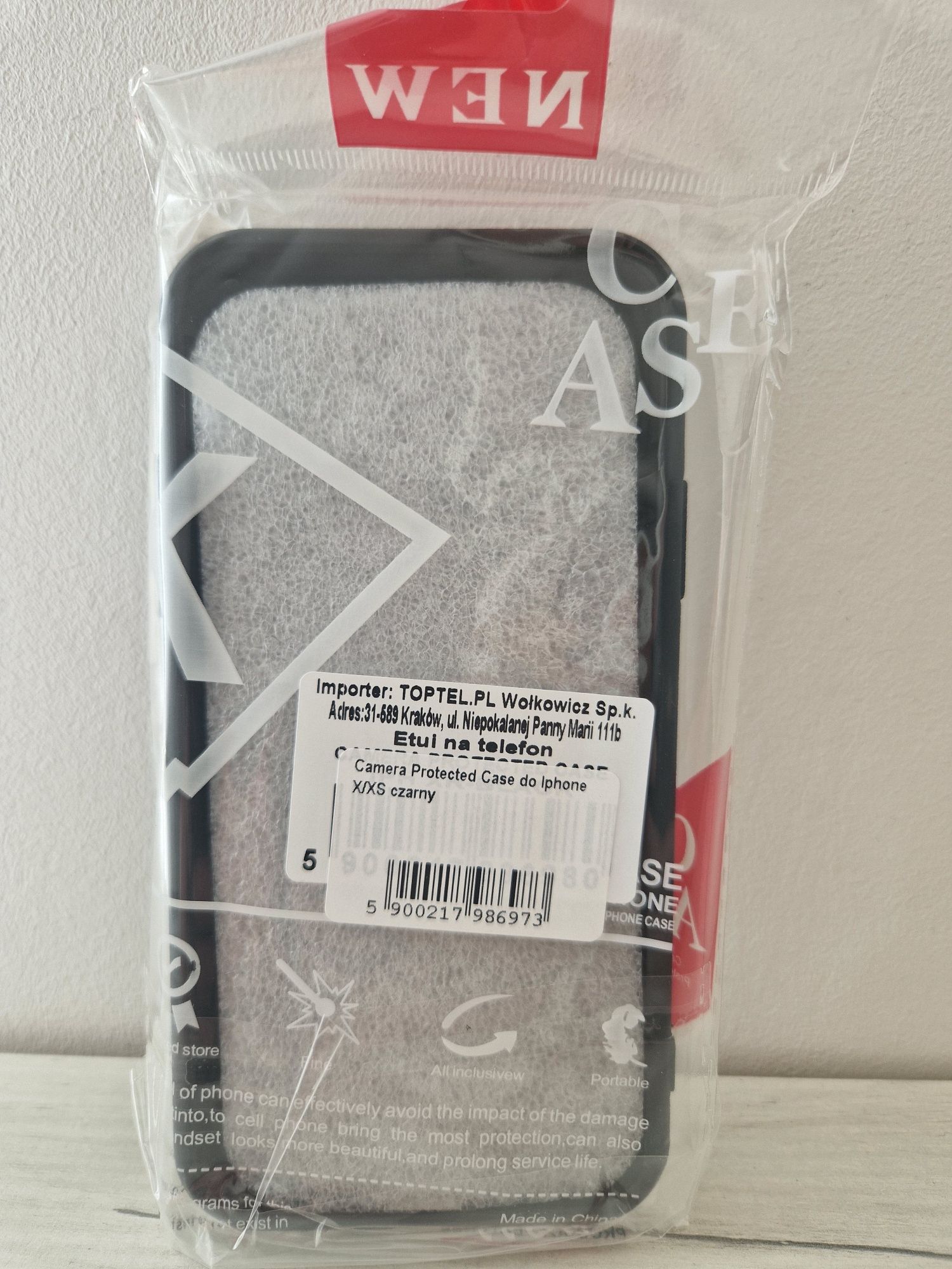 Camera Protected Case do Iphone X/XS czarny