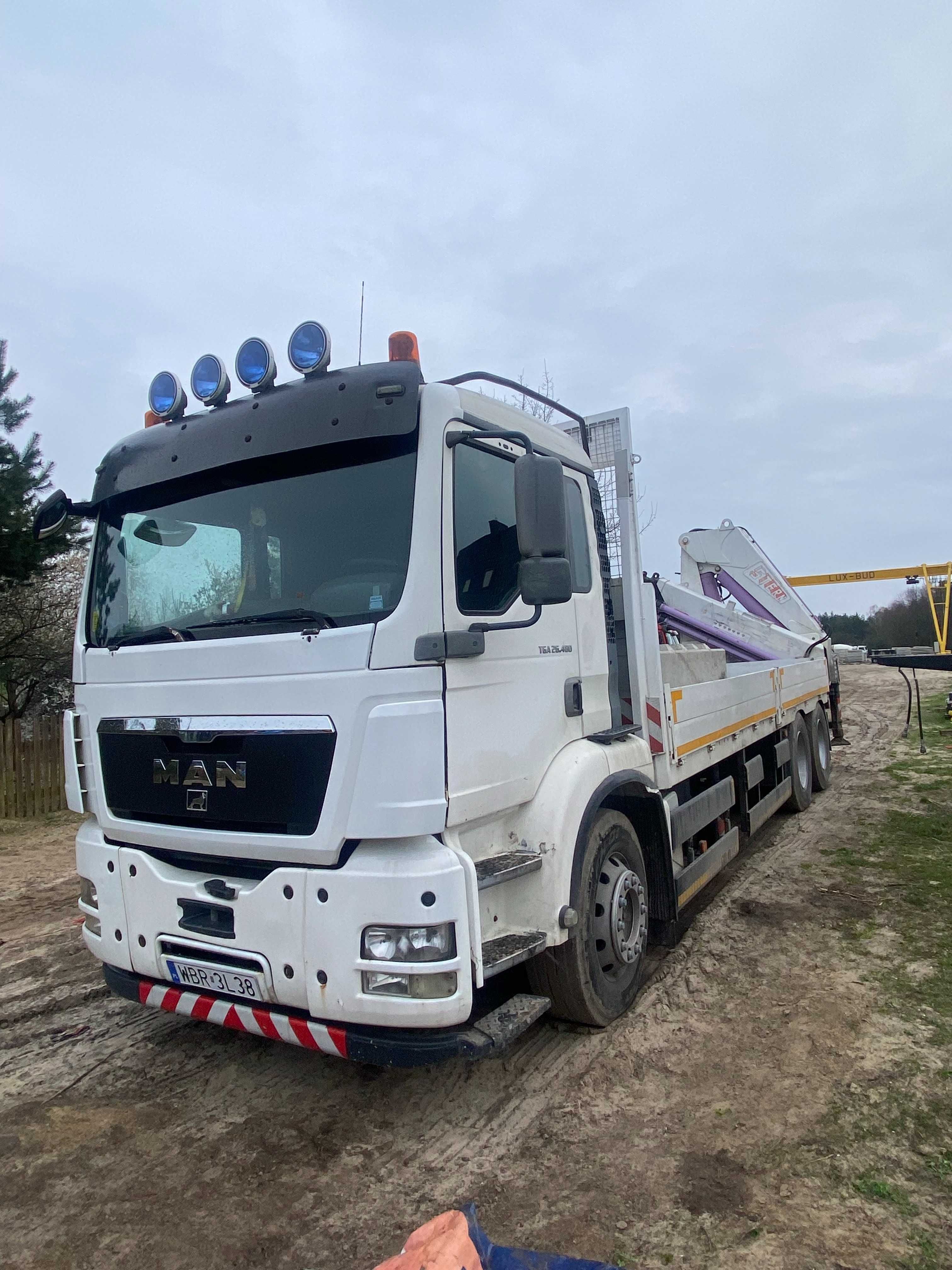 Man tga 2648 HDS Dzwig Zuraw Palfinger Fassi Hiab scania volvo