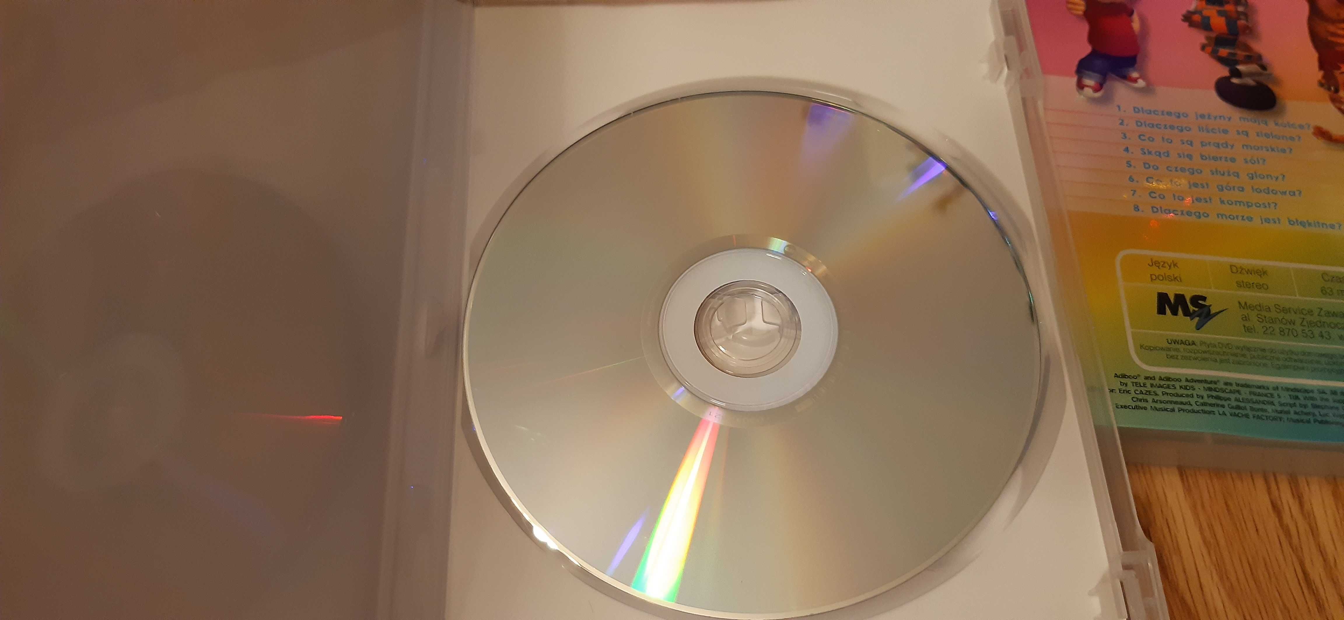 3 bajki edukacyjne dla dzieci Adibu dvd zestaw