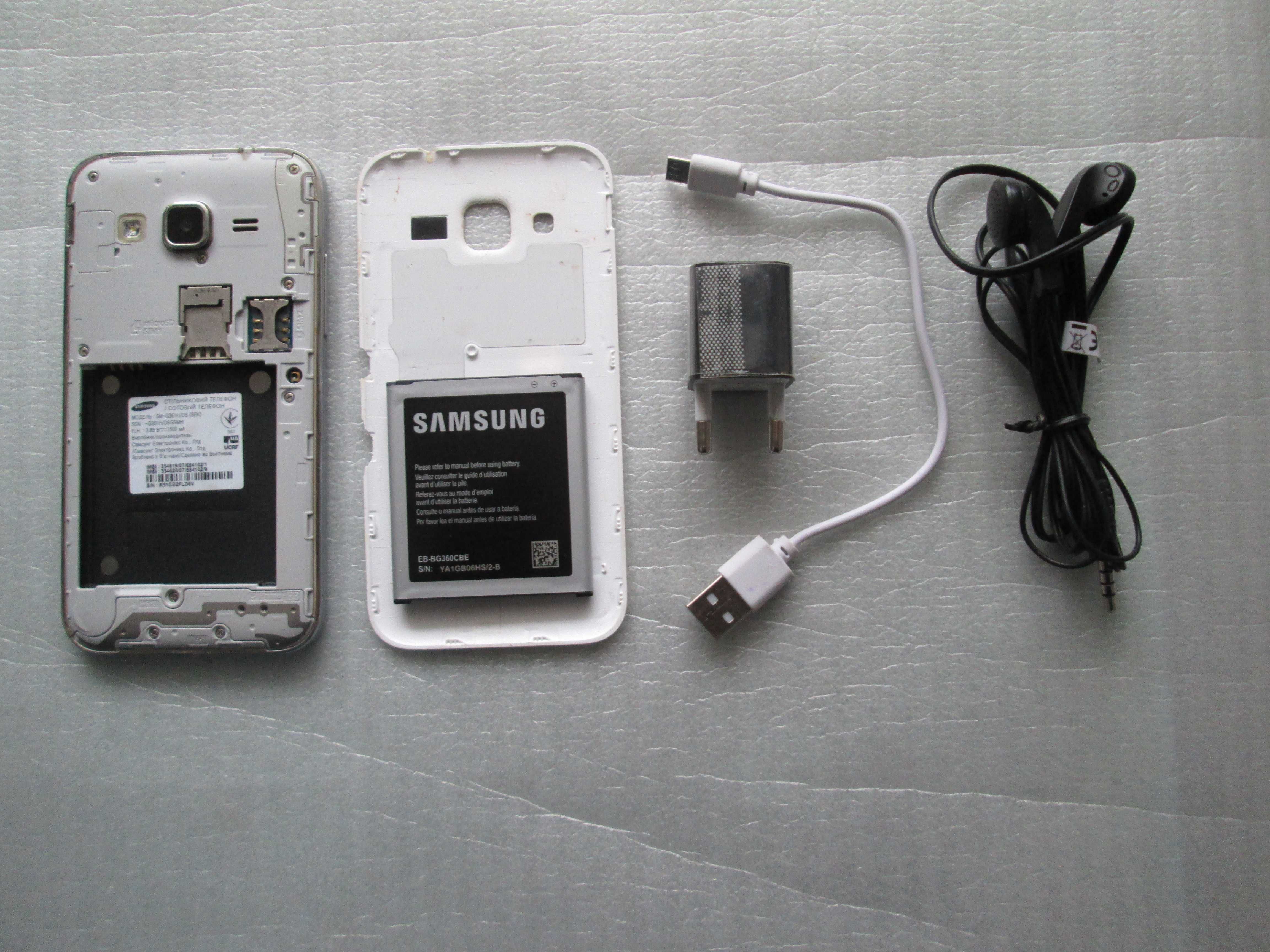 Смартфон Samsung G361H/DS (SEK) White. В'єтнам. Дві SIM-карт. Не новий