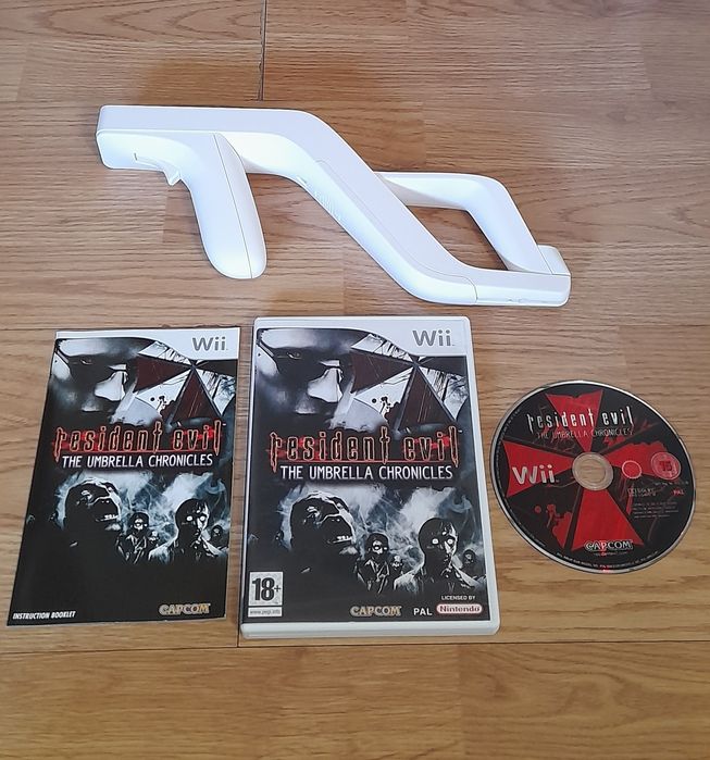 Jogos Resident Evil Wii/Wii U (Pistola Wii + Comando Pro + Clássico)