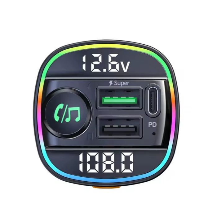 Transmiter samochody Bluetooth 5.0 FM USB MP3 Ładowarka PD20W Kraków