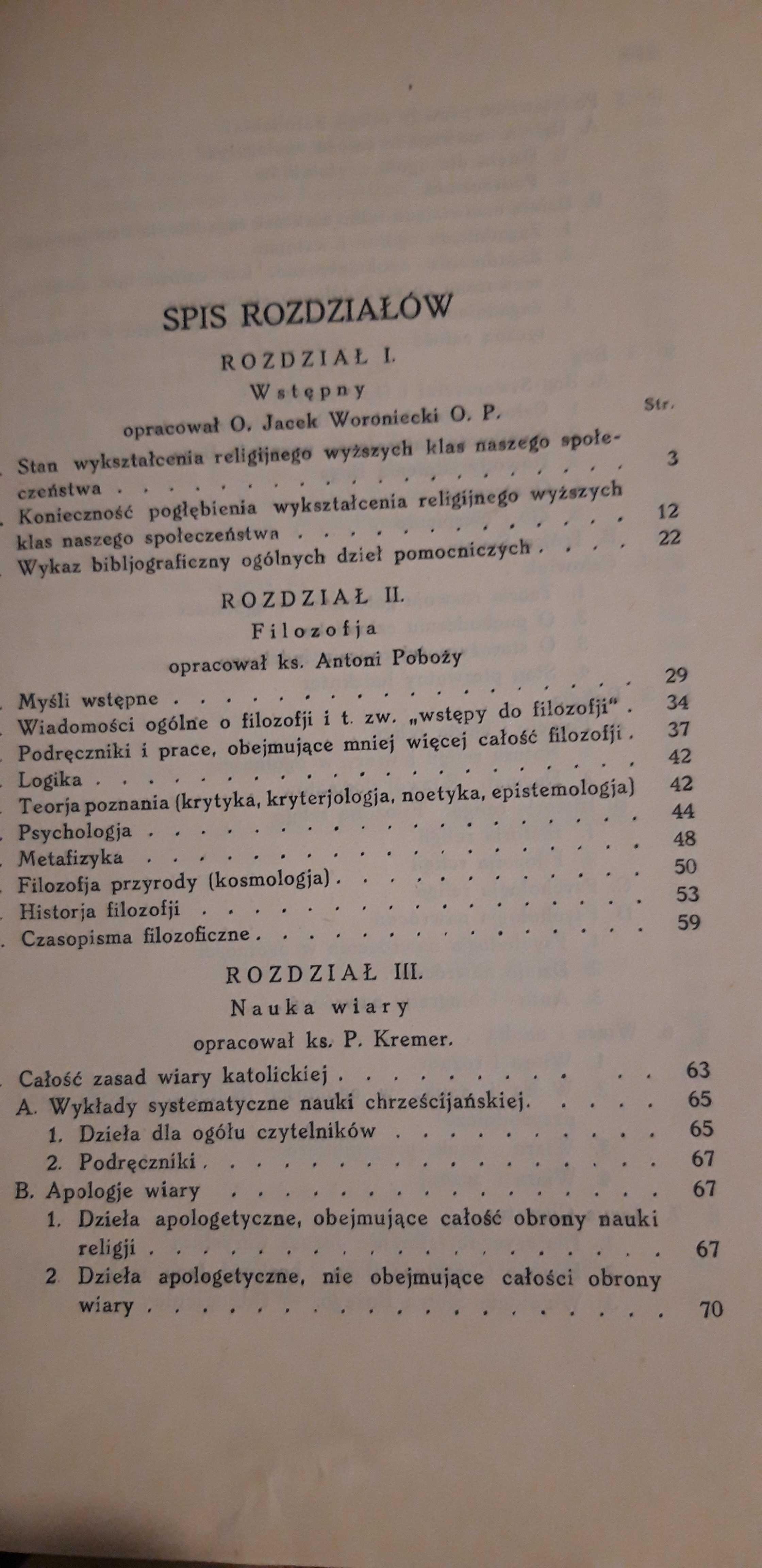 Przewodnik po Literaturze Religijnej -Woroniecki- Ks. Św.Wojc. 1927