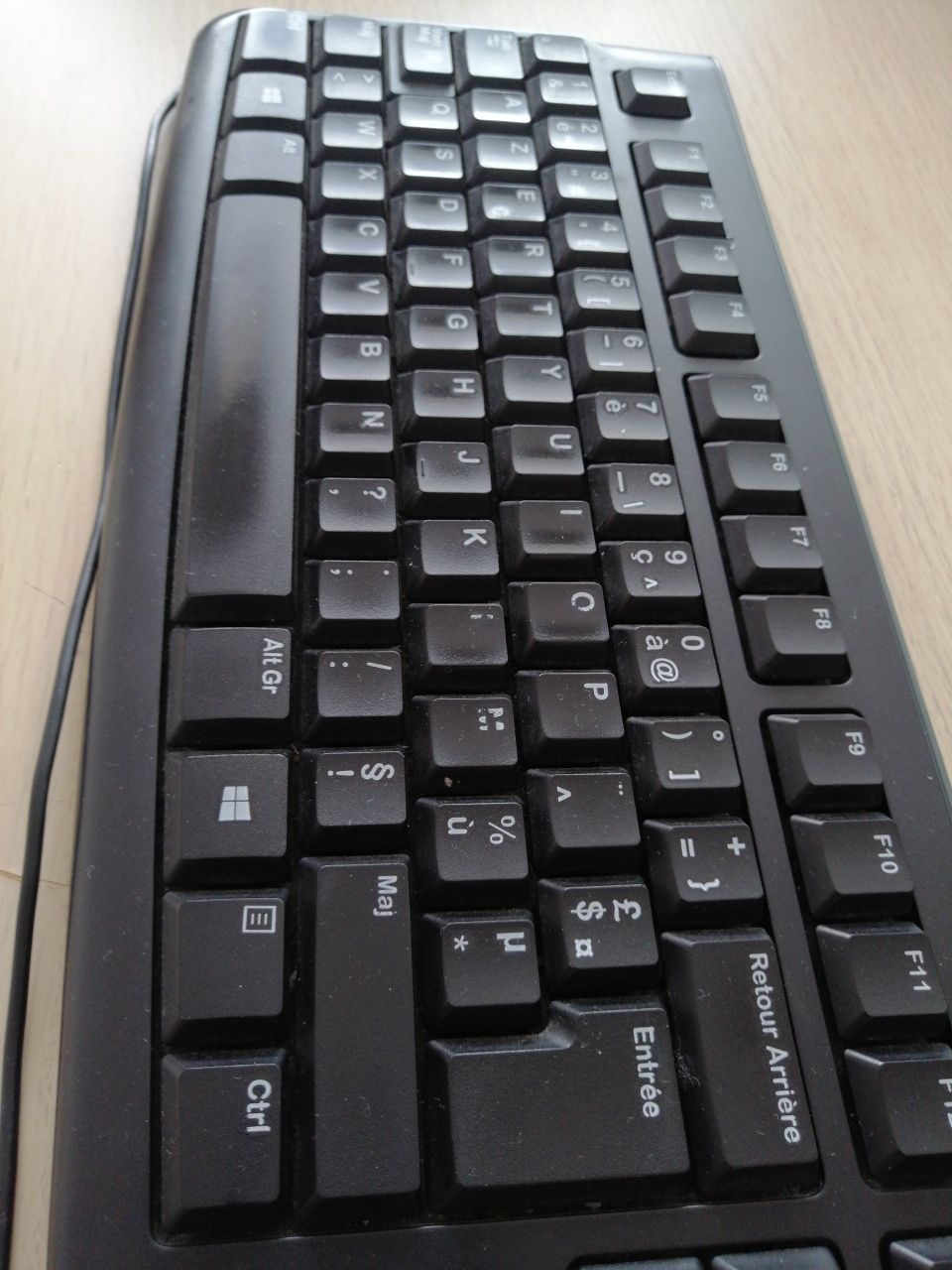 Teclado + Rato PC com fio AZERTY