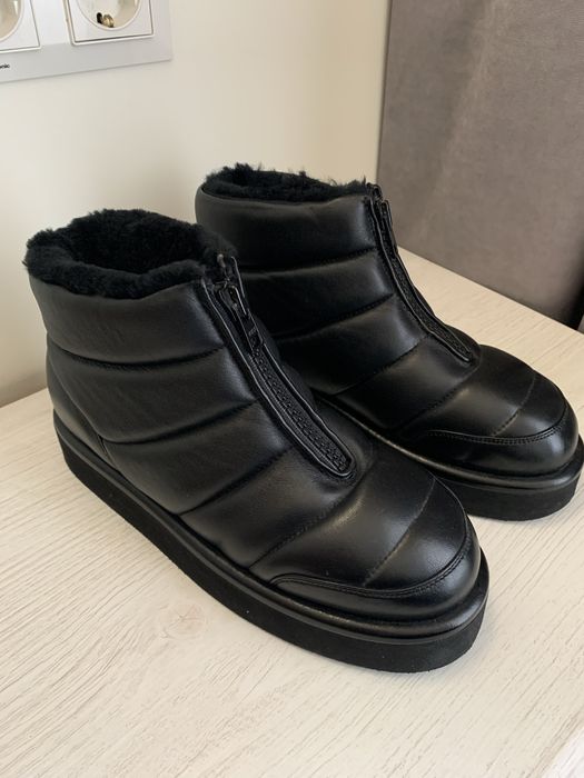 ЧЕРЕВИКИ Дутіки Італія зимові шкіряні Італія ОА Non-Fashion