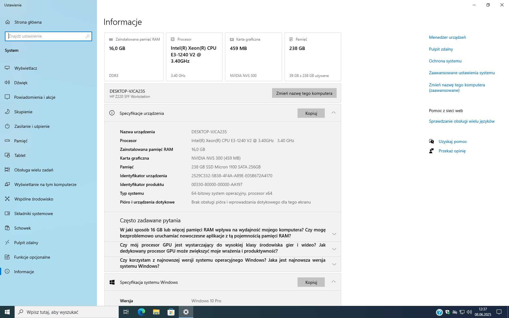 HP Z220 Sff Workstation