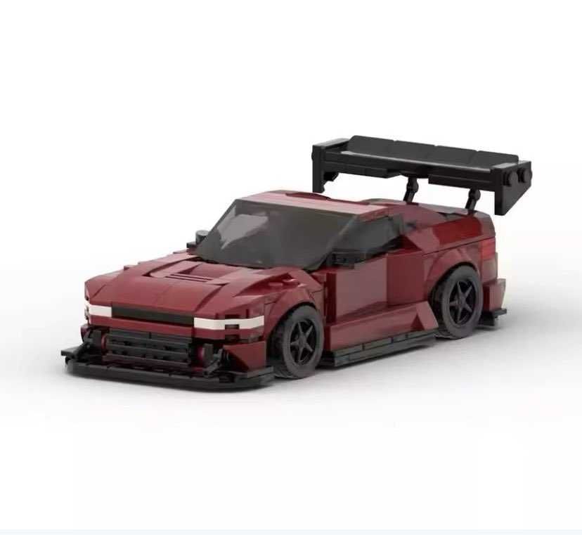 Klocki wzór LEGO Nissan 240SX Silvia Autko Samochodzik Pudełko Karton