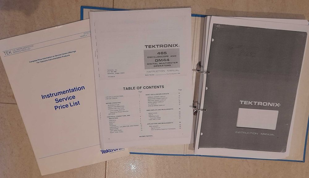 Oscyloskop TEKTRONIX 465