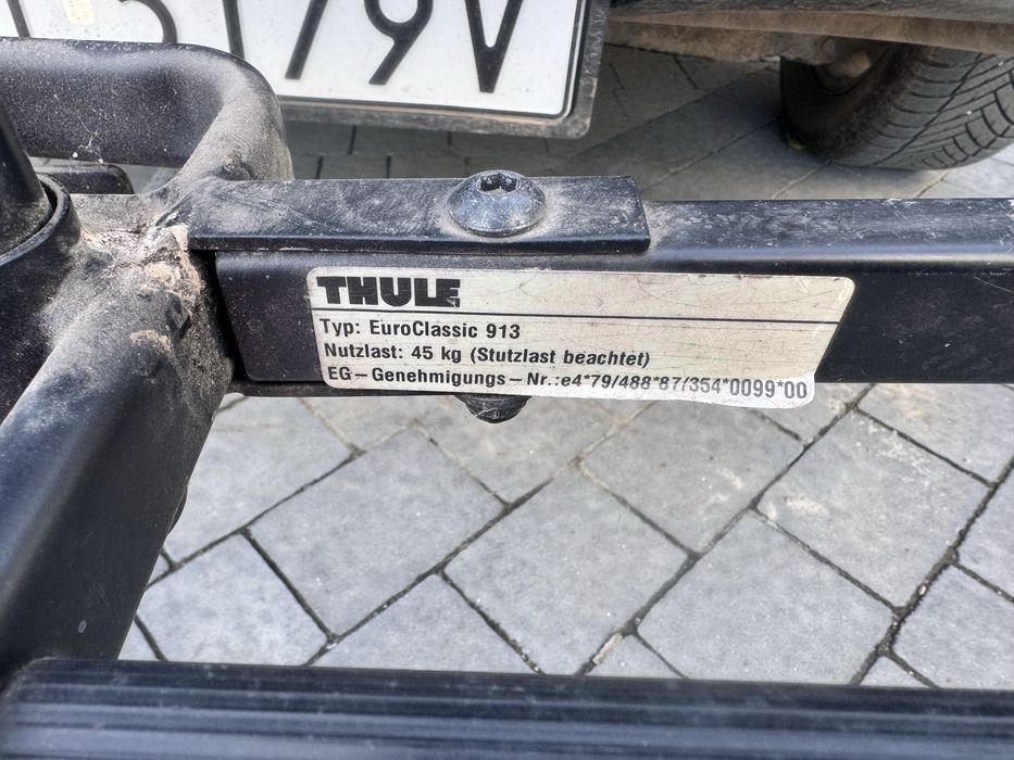 bagażnik rowerowy Thule, na dwa rowery solidny