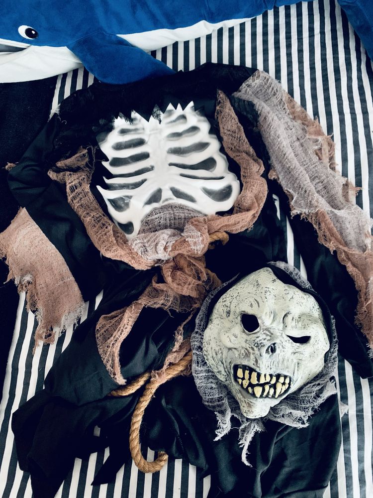 Przebranie kostium dziecięcy halloween kościotrup zjawa potwór