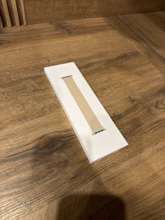 Pasek Apple Watch 10 Kremowy Braided Solo Loop roz. 7