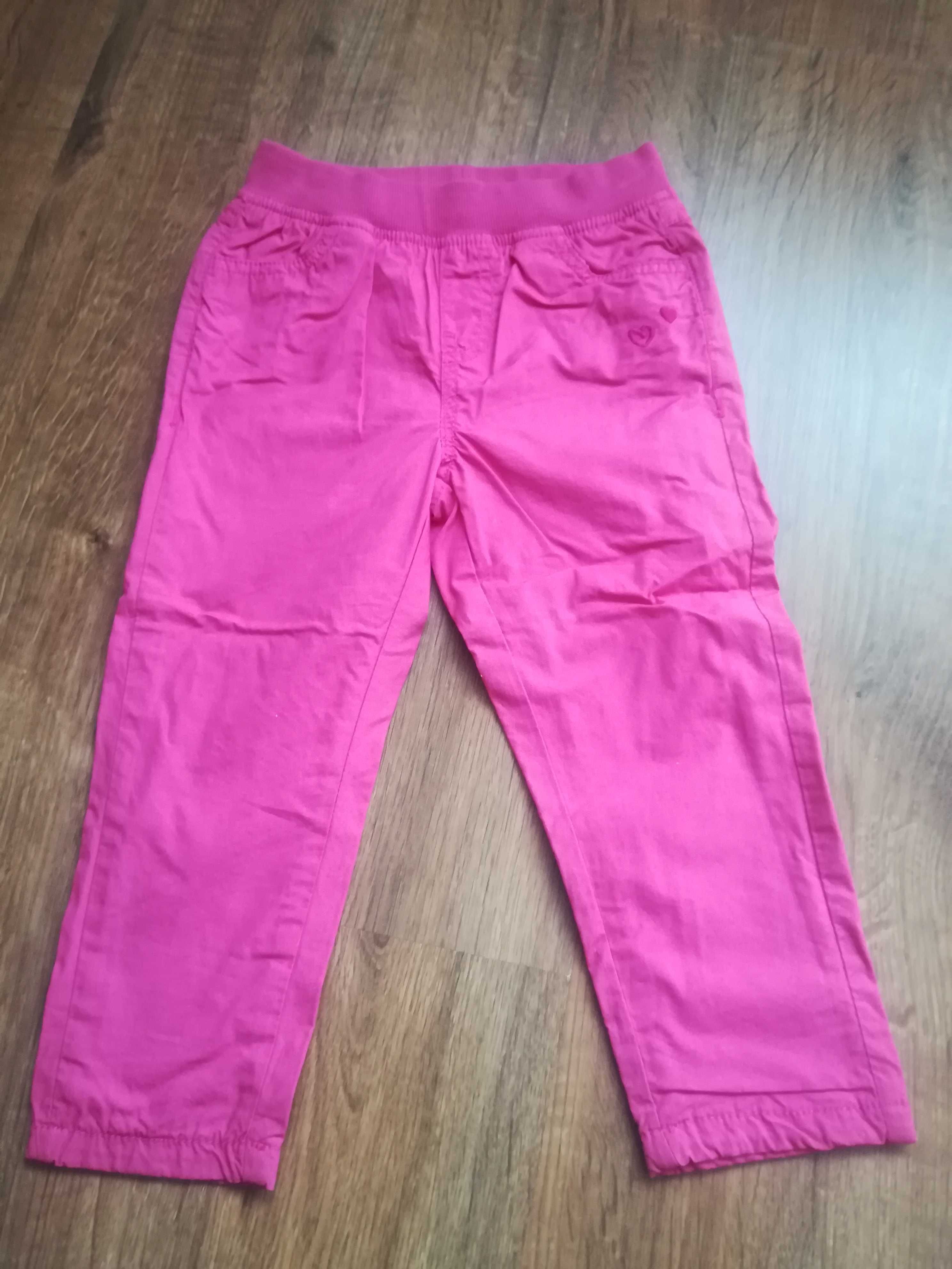Spodnie różowe dla dziewczynki