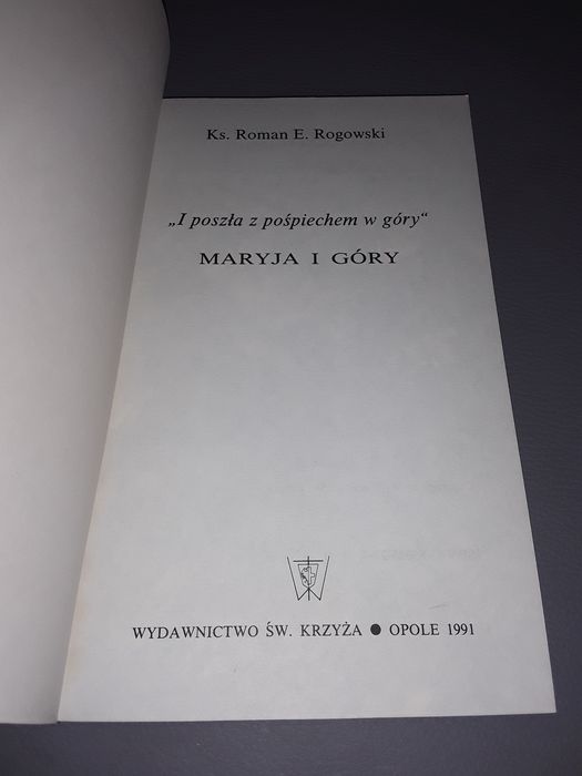 I poszła z pośpiechem w góry Rogowski