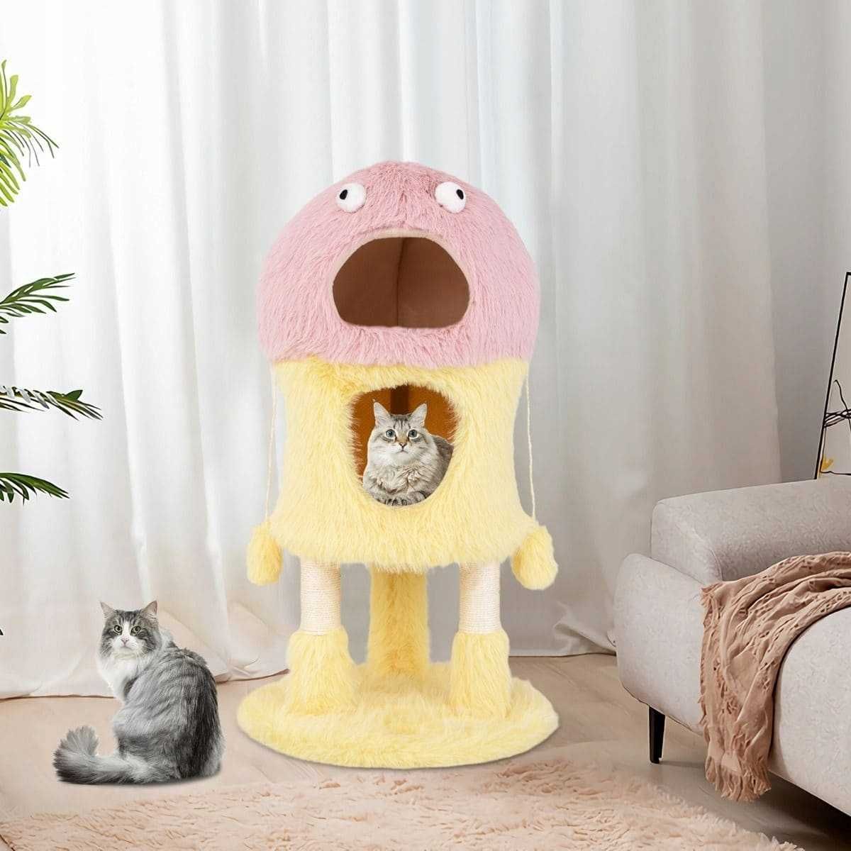 2-poziomowy domek dla kota Drapak legowisko (178)