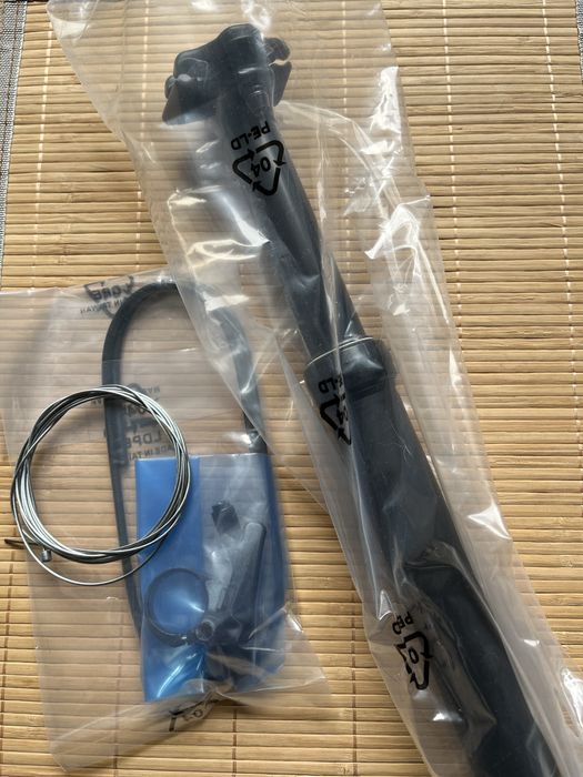 Sztyca regulowana 30,9, dl.400mm, dropper, myk-myk, Giant, manetka bar