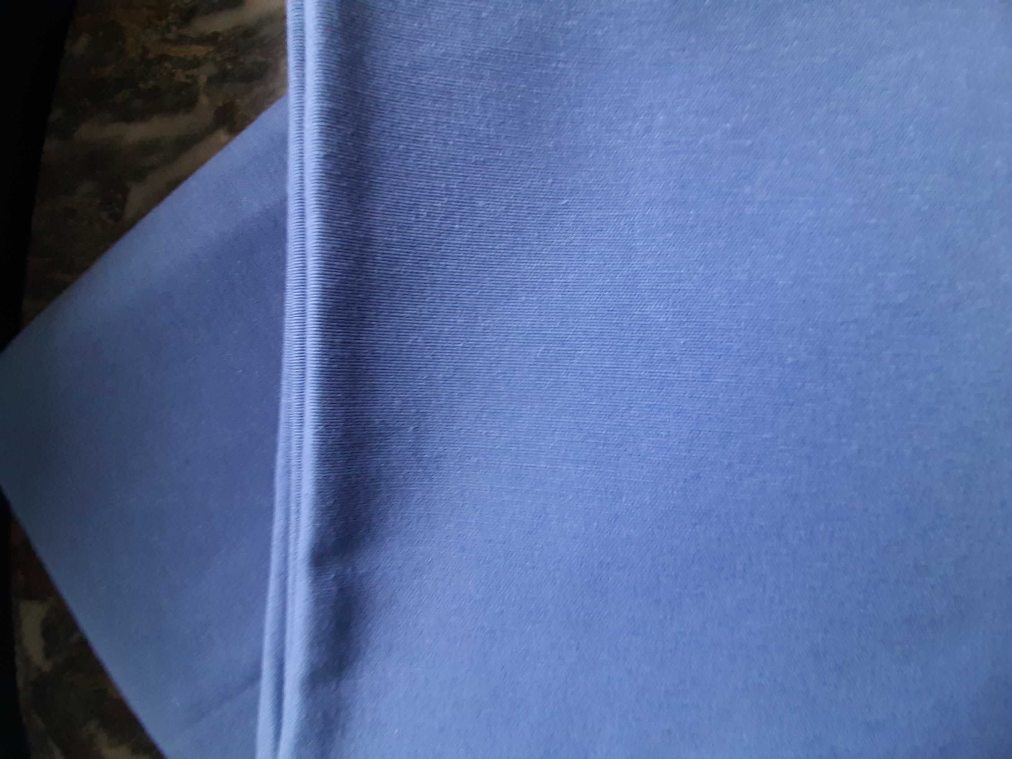Tecido de cor azul sarja