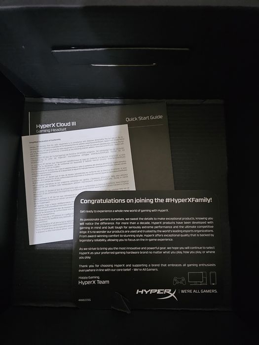 Headset HyperX Cloud III DTS Preto