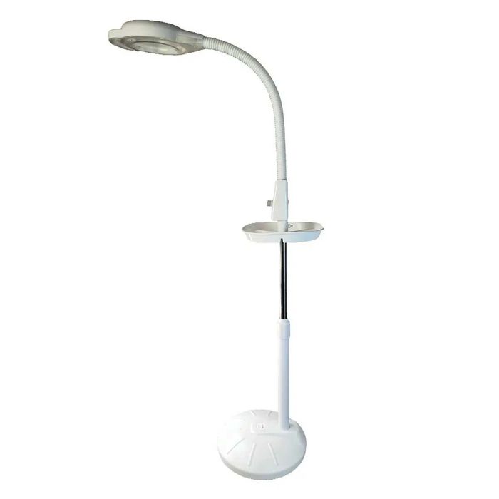 Лампа-лупа  підлогова  на механізмі "гусак" із  штативом  A-08, 90 мм