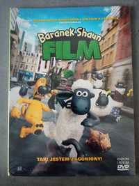 Nowy film DVD i książka baranek Shaun folia