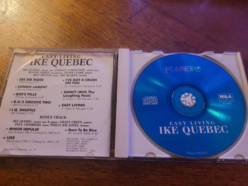 CD Ike Quebec Easy Living 2002 Planet