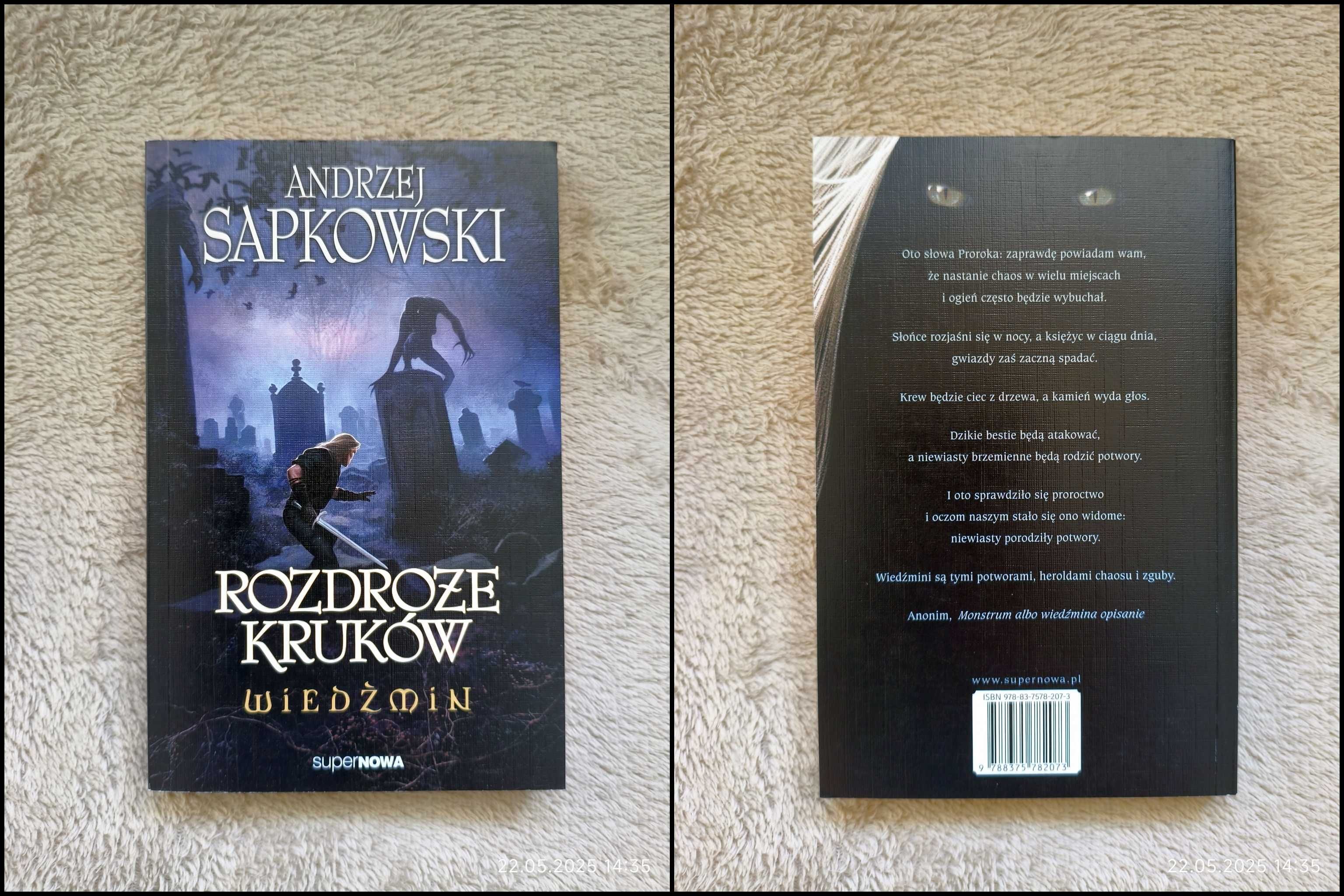 Rozdroże kruków i Sezon burz. Wiedźmin T8-9. Andrzej Sapkowski