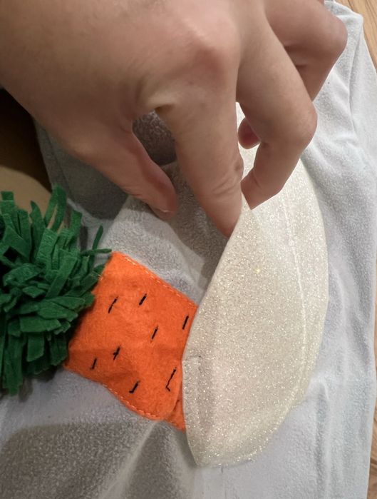 Новорічний костюм зайчика на 2-3 роки