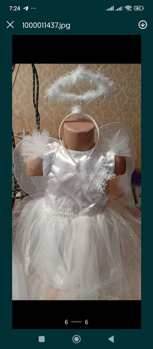 Сукні сніжинки , різні по міри