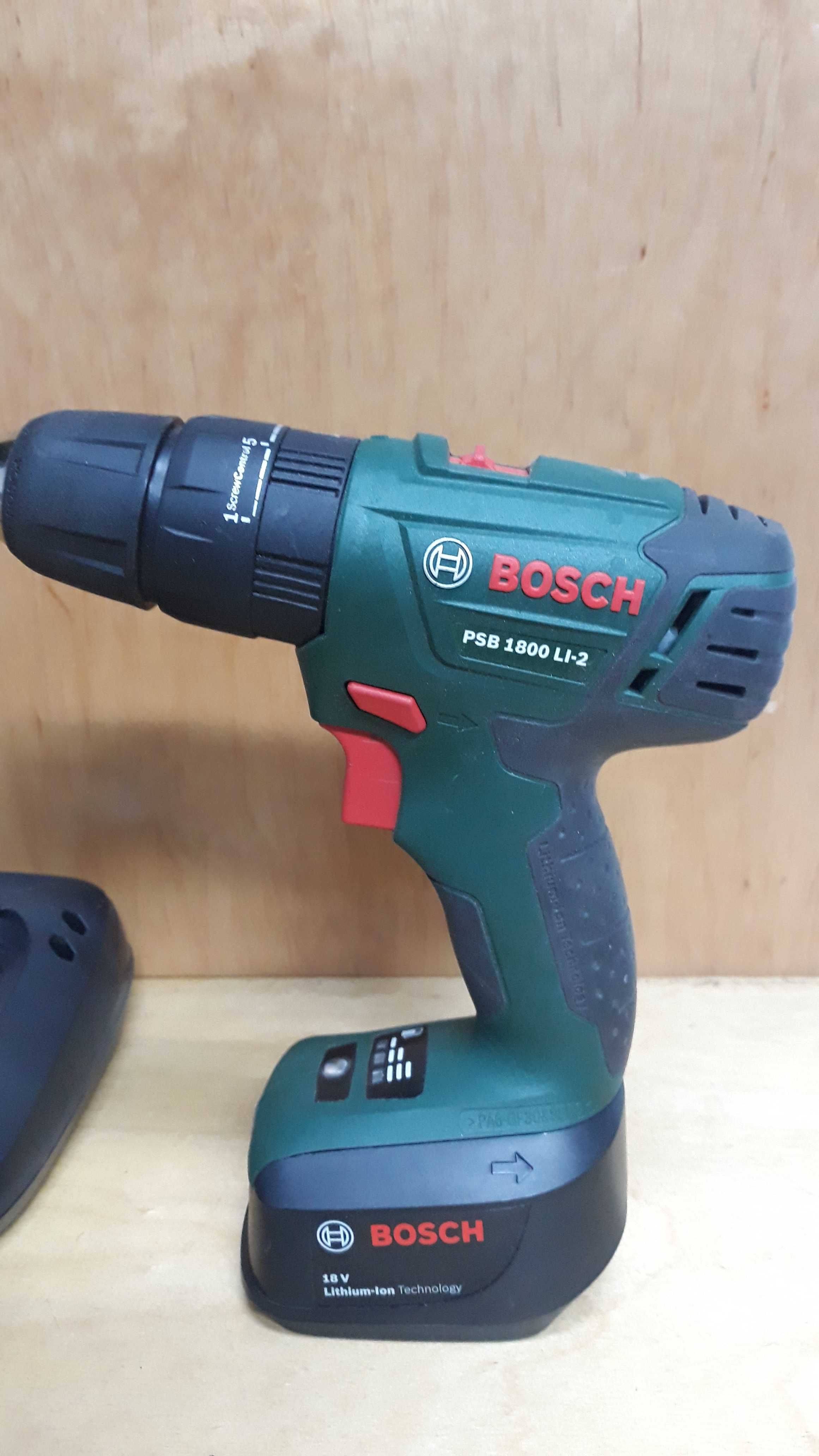 Wkrętarka akumulatorowa z udarem  Bosch 3w1 psb 1800li-2