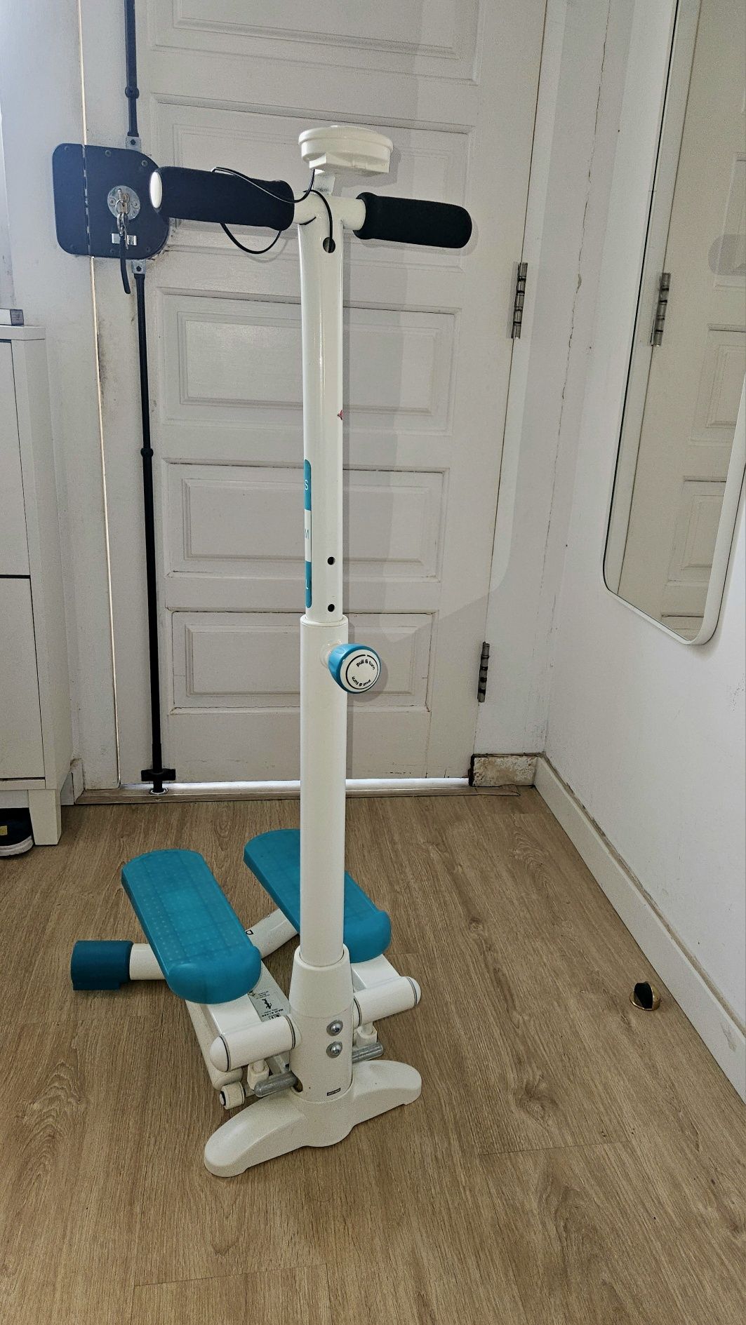Stepper MS120 Marfim e Azul