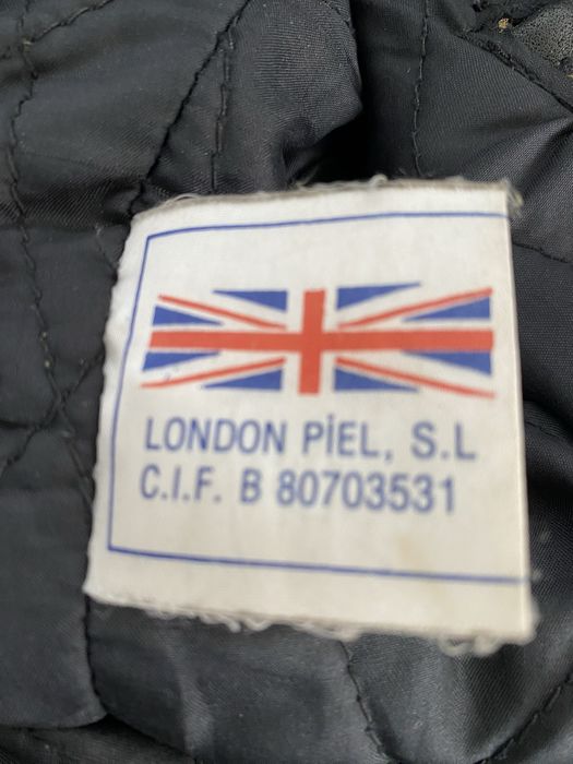 Blusão couro genuino M