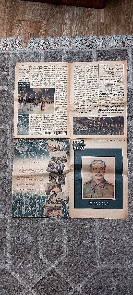 Stara gazeta Przekrój stalin śmierć Stalina 1953