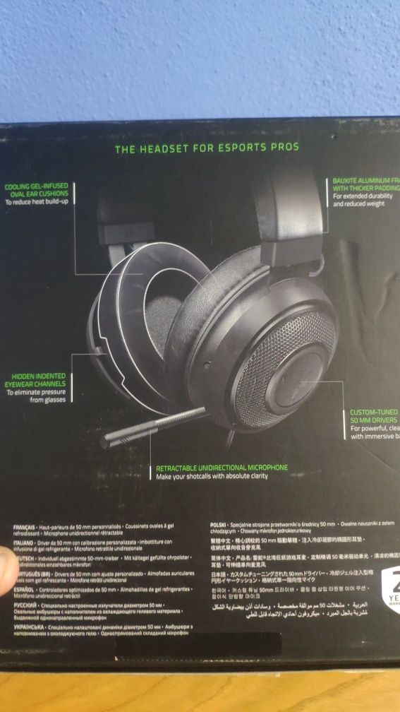 Headphones razer kraken 7.1