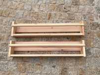 2 Prateleiras 70x9x16 cm