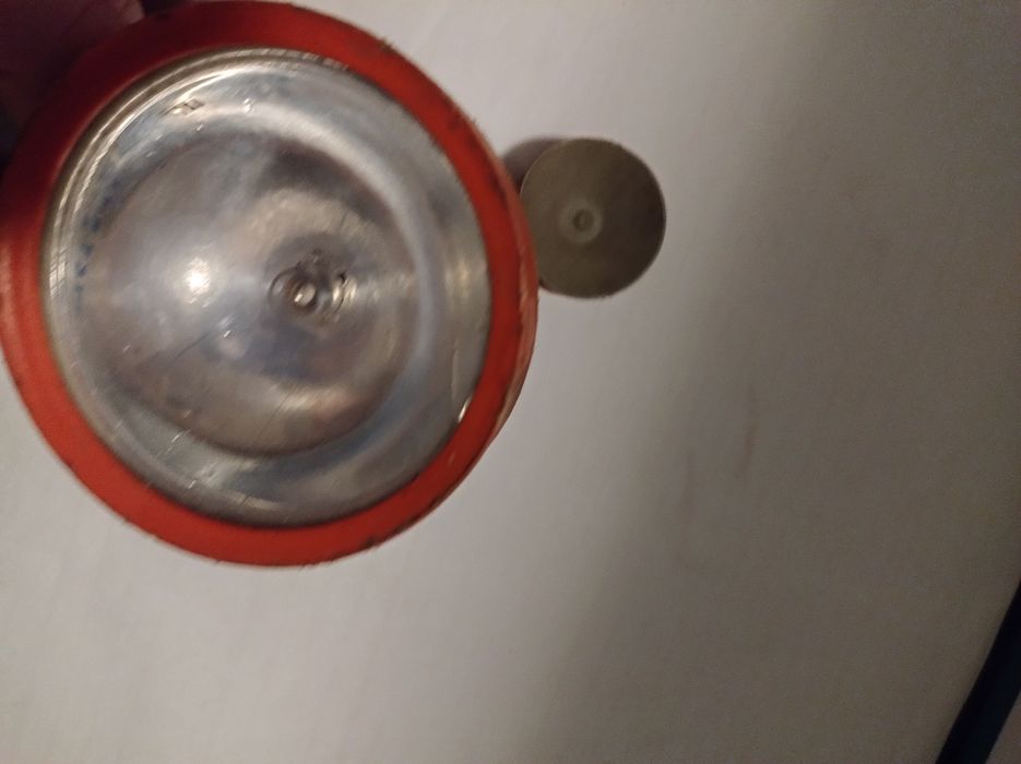 Stara kolekcjonerska  lampa z czasów PRL-u pamiątka