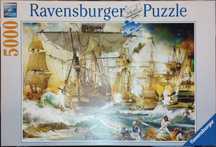 Ravensburger, puzzle, Bitwa na morzu, 5000 el.