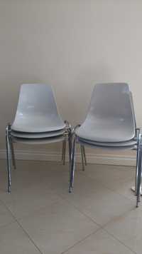 6 krzesełek z włókna szklanego Wilkhahn