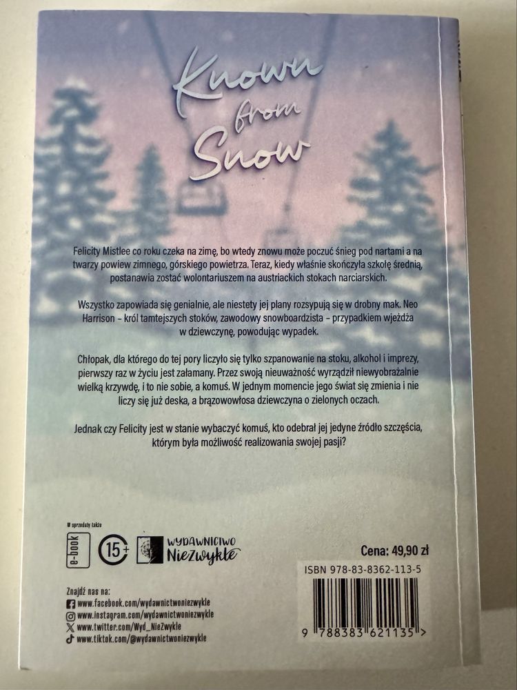 Known from snow Vela Szulwińska