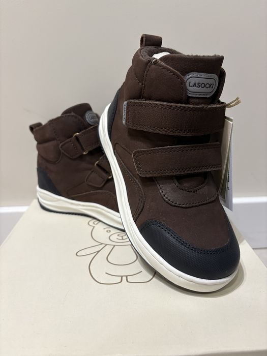 Trzewiki skórzane ocieplane Lasocki r. 29
