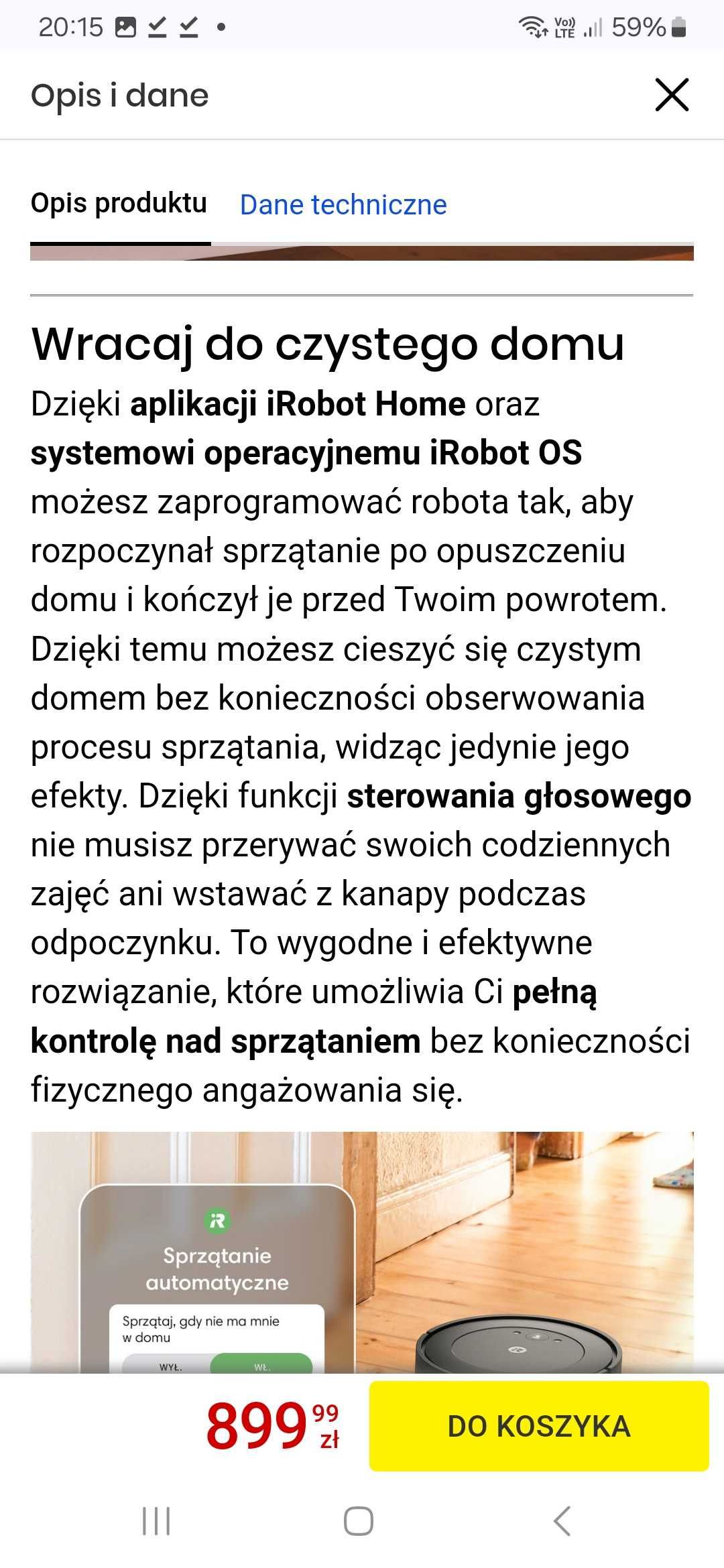 I Robot Roomba Combo Essential