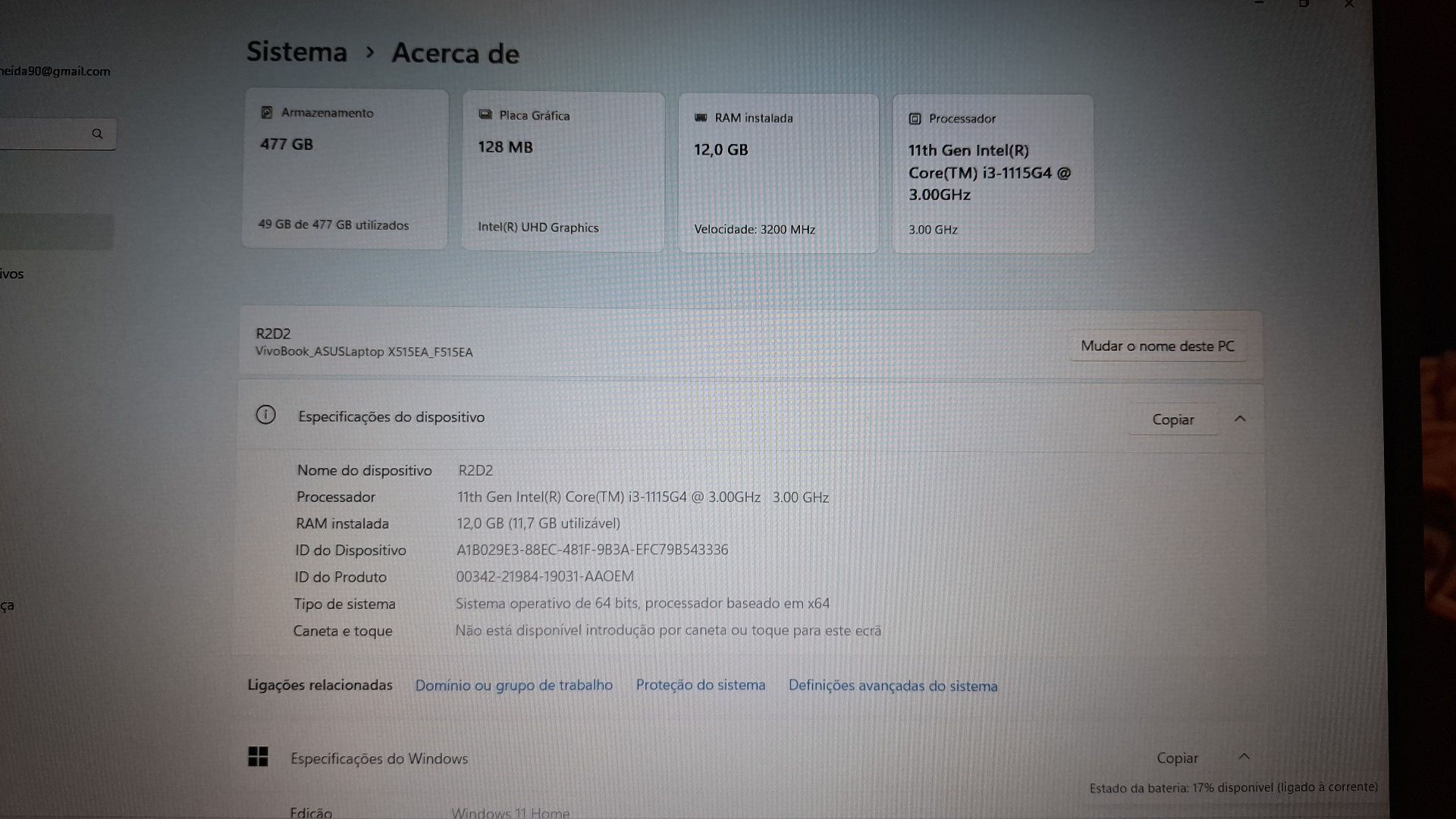 VivaBook Asus Laptop X515EA