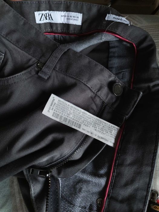 Джинсы (chino Zara Man USA w32 stretch grey.