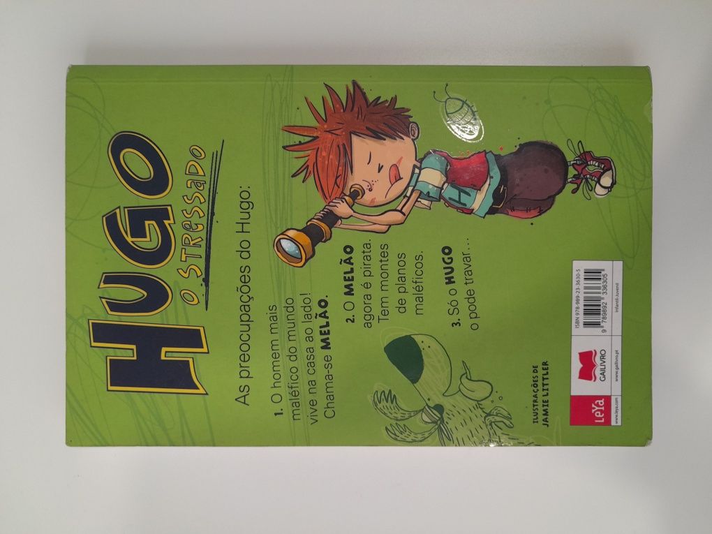 Livro- "Hugo o stressado contra o pirata